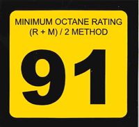 Decal - 91 Octane