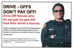 Drive-Offs Don't Pay Off